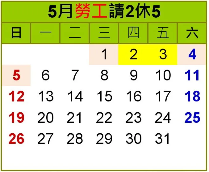 2019年5月請假出國攻略